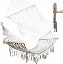 Aia võrkkiik Ikonka Boho 200 cm, hall