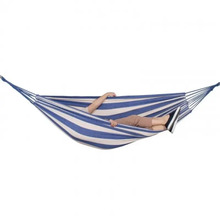 Võrkkiik kahele Springos HM038 200x150 cm, valge/sinine