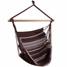 Istuv võrkkiik Royokamp Brazilian Hanging Armchair 100x100 cm, pruun