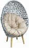 Aiatool Patio Horace, 66 x 88 x 147 cm, hall/pruun/beež