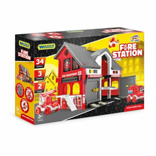 Mängumaja Wader Play House - tuletõrjejaam, 25410, valge/punane