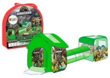 Mängutelk Lean Toys 3in1 Tent House Baseinas Dinosaurus