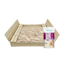Liivakast Bonus Orbis 140 x 140 cm, koos katte ja 300 kg liivaga