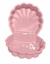 Liivakast Ikonka Shell Twins double 2in1 174 x 79 x 20 cm, roosa