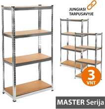 Hoiuriiulid Tonro MASTER, 180 x 120 x 60 cm, 3 tk