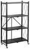 Ladustamisriiul Top E Shop FS004, 72 x 34 x 127 cm, 50 kg, must