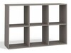 Riiul Top E Shop Malax 2x3, 110 x 30 x 75 cm, helehall