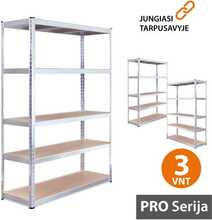 Hoiuriiulid Tonro, 180 x 120 x 45 cm, 3 tk