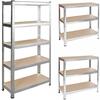 Metallist lao riiul Humberg 4849, 180 x 100 x 50 cm, 175 kg