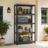 Ladustamisriiul Songmics, 40 x 90 x 180 cm, pruun-must, 2 tk