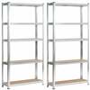 Ladustamisriiulite komplekt Fancy Garden, 90 x 30 x 180 cm, 175 kg, 2 tk