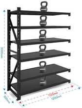 Laoriiuli liidetav osa Rehalt Systems, 2000 x 1200 x 500 mm, kuue riiuliga