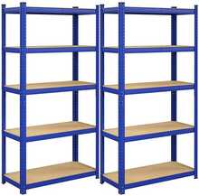 Hoiuriiulite komplekt Songmics GLR040Q01, 2 tk, 180 x 90 x 40 cm, sinine