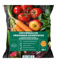 Orgaaniline kompost universaalne BIOHUMUS&SOIL, 30 l