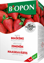 Granuleeritud väetis maasikatele ja kuumaasikatele Biopon, 1 kg