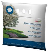 Granuleeritud lubi aeda ja murule Baltic Agro, 4 kg