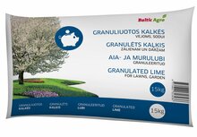 Granuleeritud aia- ja murulubi Baltic Agro, 15 kg