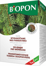 Väetis okaspuudele Biopon, graanulid, 1 kg