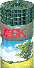 Aed võrguaiast PVC kattega Besk, 1,0 x 5 m, 12,7 x 12,7 mm