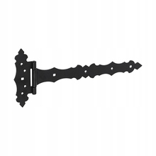 Väravate hing Domax, ZB 300 C, 300 x 45 x 90 x 3 mm, must, 81042