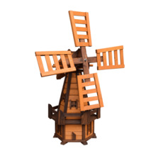Puidust dekoratsioon tuulik 4IQ, 73 x 38 x 105 cm, mahagon