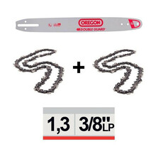 Juhtplaadi ja keti komplekt Oregon 543437, 14/35 cm, 3/8, 52, 1,3 mm