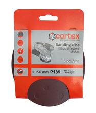 Lihvketas Cortex 28173, 150 mm, P180, 15 auguga, 5 tk
