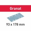 Lihvimispaber Festool Granat P120, 93 x 178 mm, 100 tk