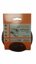 Lihvketas Cortex P100, 125 mm, 8 auguga, 5 tk