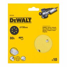 Lihvpaber DeWalt DT3123-QZ, 150 mm, P80, 10 tk