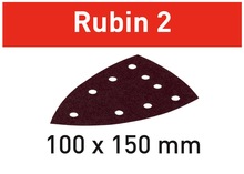 Lihvpaber Festool Rubin 2 STF DELTA/9 P120 RU2, 100 x 150 mm, 50 tk