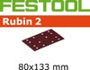 Lihvpaber Festool Rubin 2 STF 80 x 133 mm, P60, 50 tk