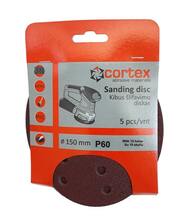 Lihvketas Cortex 28168, 150 mm, P60, 15 auguga, 5 tk