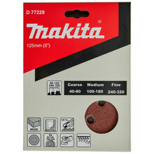 Lihvpaber Makita D-77229, 125 mm, 20 tk
