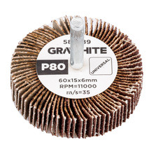 Lihvimissilinder Graphite 58T389, 60 x 15 x 6 mm, P80