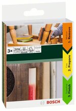Lihvimiskäsnade komplekt Bosch Contour, 120 x 98 x 13 mm, 3 tk