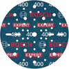 Lihvimisketas Bosch O780, 150 mm, G400, 50 tk