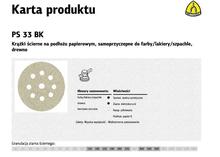 Lihvpaber Klingspor PS 33 CK GLS38, 225 mm, gr. 60, 50 tk