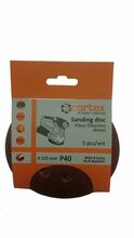 Lihvketas Cortex P40, 125 mm, 8 auguga, 5 tk