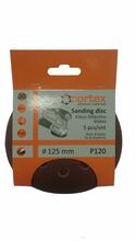 Lihvketas Cortex P120, 125 mm, 8 auguga, 5 tk