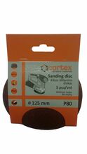 Lihvketas Cortex P80, 125 mm, 5 tk
