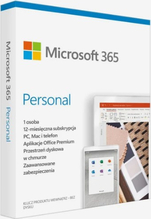 Microsoft 365 Personal PL, EP2-32454, 1 kasutaja, 5 seadet, 12 kuud, füüsiline versioon