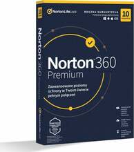 Symantec Norton 360 Premium, 1 aasta, 1 kasutaja, 10 seadet