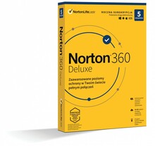 Norton 360 Deluxe BOX, 1 aasta, 1 kasutaja, 5 seadet