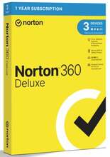 Norton 360 Deluxe viirusetõrje, 1 aasta, 3 seadet