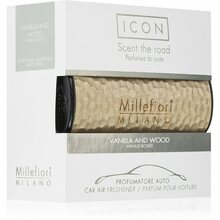 Autolõhn Millefiori Milano Icon Metal Shades Vanilla and Wood, 47 g