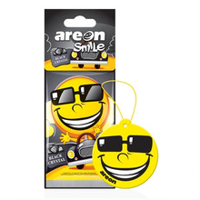 Auto õhuvärskendaja Areon Smile Dry Black Crystal, 1 tk