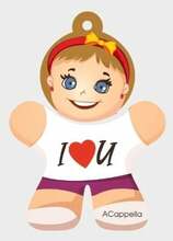 Lõhnaküüllatus Acappella Girl, I Love You, 1 tk
