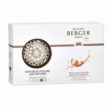 Kingikomplekt auto difuusor Maison Berger Paris, kroom + intensiivne glitter täiteaine