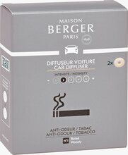 Autolõhnastaja täitepadrun Maison Berger Paris Anti Odour Tobacco, 2x17 g